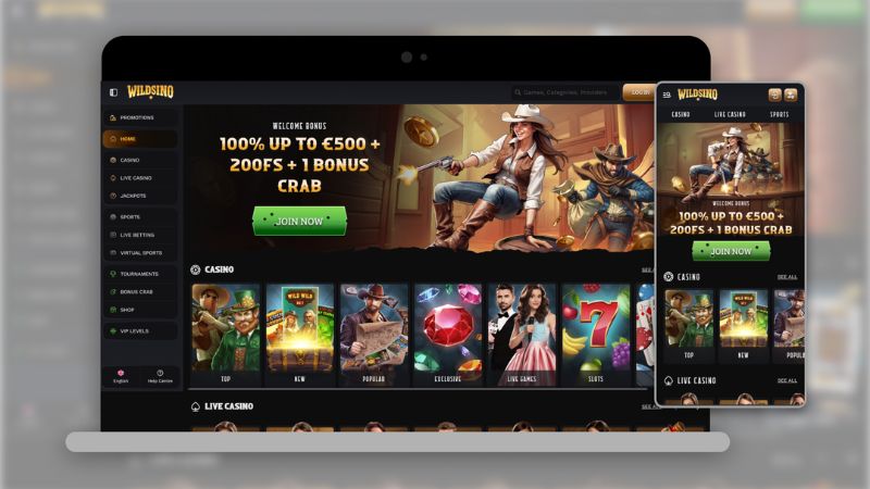 Wildsino Casino NZ screenshot